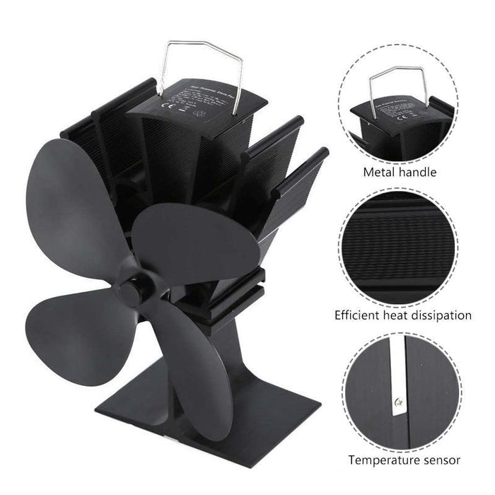 Wood Stove Fan: Thousands of Hours of Home Comfort With No Hassle, No Noise, and No Mess