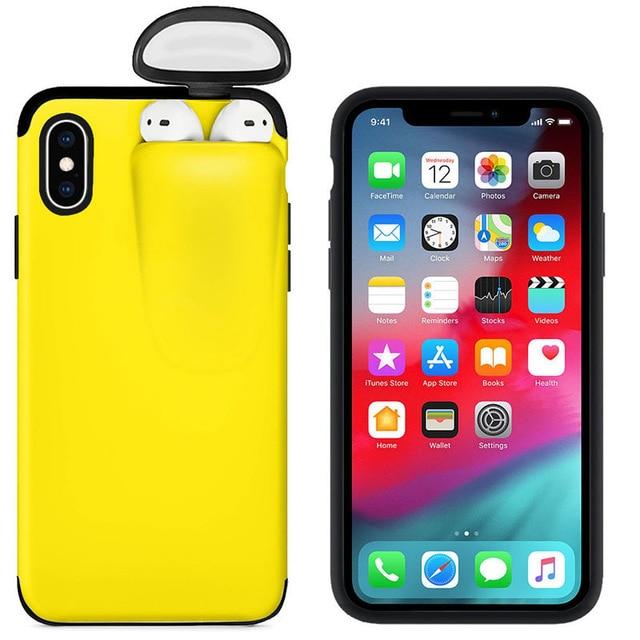 2 in 1 AirPods iPhone Case