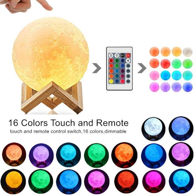 Glowing Moon Lamp